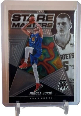 2021-22 Mosaic Basketball Stare Masters Nikola Jokic Nuggets Card #12 W/Top Load - Image 1 of 3