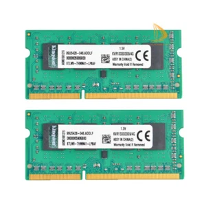 For Kingston 2x 4GB 1RX8 PC3-10600S DDR3 1333Mhz Laptop Memory RAM SODIMM 1.5V - Picture 1 of 6