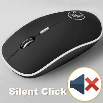 Imice Wireless Mouse Silent Computer Mouse 1600 Dpi Ergonomic Mouse Noiseless - Image 1 of 4