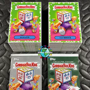 2024 SERIE 1 CUBO DE BASURA NIÑOS EN JUEGO 200 CARTAS VERDE JUEGO PARALELO + 2 ENVOLTORIOS - Imagen 1 de 2