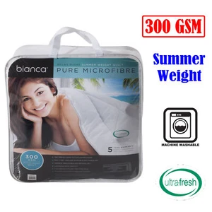 Edredón de microfibra de verano 300GSM relax derecho de Bianca - Imagen 1 de 1