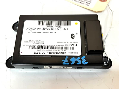 11-15 UNIDAD MÓDULO DE CONTROL INFORMÁTICO BLUETOOTH HONDA CR-Z CRZ, LOTE OEM3567 Foto 1 de 4