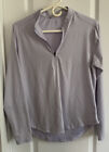 Under Armour Quarter Zip  Fitted Pullover Womens Size Large Lavender Top Blouse