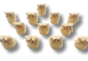 24 x 3D Owl Cupcake Toppers Decorations Cakes Wise Owl School Baby Shower Cake - Picture 1 of 2