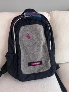 Sac à dos Timbuk2 gris noir aqua housse rembourrée pour ordinateur portable - travail - école LIVRAISON GRATUITE - Photo 1/8