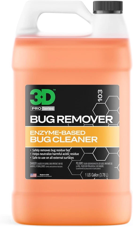 3D Bug Remover - All Purpose Exterior Cleaner & Degreaser to Wipe Away Bugs...