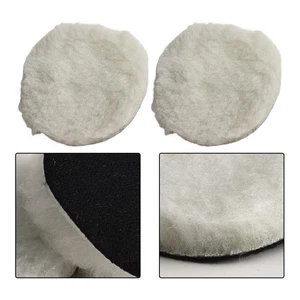 Replacement Buffer Pads Polisher 10pcs Woolen 100mm 4 Inch Car Buffing - Picture 1 of 12
