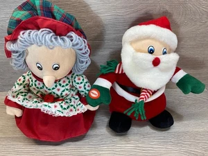 Vintage Infrarot Interactive T.L. Spielzeug Santa & Mrs Clause singend/tanzend LESEN - Bild 1 von 4