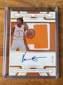 2022 Panini National Treasures Collegiate Kennedy Chandler RPA Gold 8/10! - Bild 1 von 2