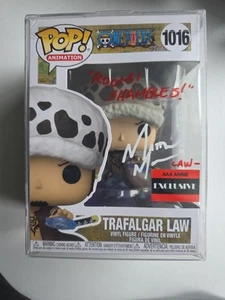 One Piece Trafalgar Law Funko Pop 1016 Signed Matthew Mercer JSA COA - Picture 1 of 7