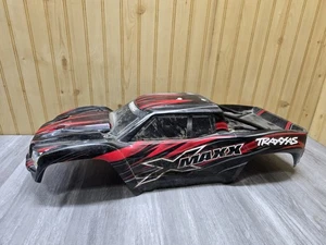 Red/Black TRAXXAS XMAXX Painted Body RC Body Truck Body - Picture 1 of 8