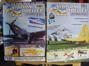 2 X AMI AVIATION MODELLER INT MAGS AEROMODELLER MODEL AIRCRAFT 1998 1999 & PLAN - Imagen 1 de 12