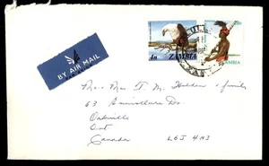 Mayfairstamps Zambia Kalulushi to Oakville Ont Canada Cover aat_32311 - Picture 1 of 2