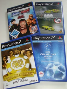 SAMMLUNG PLAYSTATION 2 PS2 SPIELE AUTO POKER WRESTLING FUSSBALL UEFA CHAMPIONS # - Bild 1 von 1