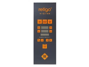 TASTATURFOLIE BEDIENFELDFOLIE ORANGE/VISION II RM GASTRO Retigo Orange Vision II - Bild 1 von 1