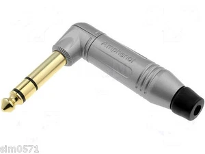 AMPHENOL Akp-Staaten-Rn-Au Stecker Jack 6,3 MM 90° Stereo - Picture 1 of 1