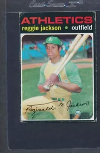 1971 Topps #020 Reggie Jackson Athletics Fair *125 - Foto 1 di 1