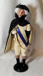 BYERS CHOICE PRESIDENT GEORGE WASHINGTON, SIGNIERT - Bild 1 von 11