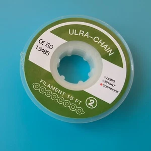 5 piezas cadena eléctrica dental carrete elástico anillos continuos bandas de goma ortodóntica - Imagen 1 de 6