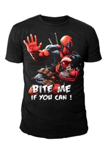 Marvel Comics - Deadpool 2 Herren T-Shirt - Bite me (S-XL) - Picture 1 of 1