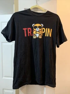 Phat Doc Trippin Teddy Bear Black t Tee Shirt Size M Medium - Picture 1 of 4