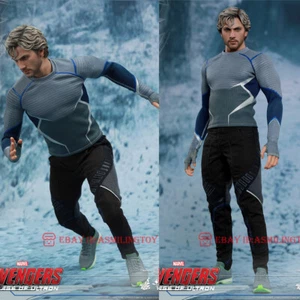 1/6 Hot Toys MMS302 Avengers: Age of Ultron Quicksilver Action Figure In Stock - Picture 1 of 11