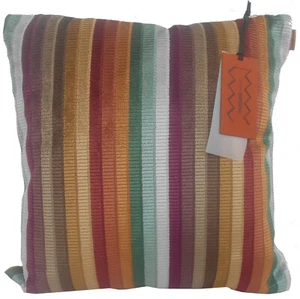 MISSONI HOME CUSHION COVER PILLOW SHAM VELVET 40x40cm upholstery  MYSORE 160 - Picture 1 of 4