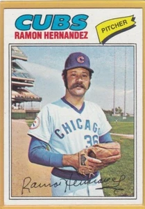 1977 TOPPS BASEBALL RAMON HERNANDEZ #468 CUBS EXMT *91373 - Picture 1 of 1