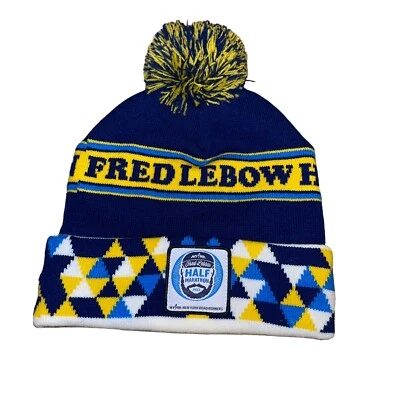 Sombrero de invierno Fred Lebow media maratón NYC azul New Balance NYRR Central Park 2022 Foto 1 de 4