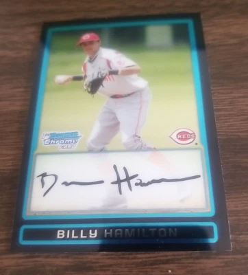 BILLY HAMILTON 2009 BOWMAN DRAFT CARD BDPP-2 ROJOS (PRIMER PROSPECTO CROMO) Foto 1 de 2