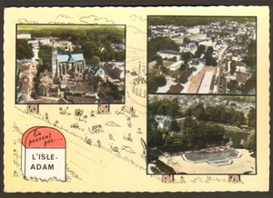 95 L'ISLE ADAM CARTE POSTALE VUES DIVERSES 1975 - Imagen 1 de 1