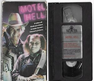 MOTEL HELL MGM/UA Video 1980 VHS Horror Rory Calhoun Nancy Parsons Cannibals