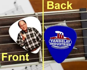 Set of 3 George Costanza Vandelay Industries Seinfeld Promo Guitar Pick Pic - Picture 1 of 2
