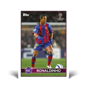 TOPPS THE LOST ROOKIE 2024 CHAMPIONS LEAGUE RONALDINHO BARCELONA Ready to Ship! - Picture 1 of 1