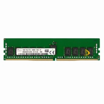 SK Hynix 16GB 1Rx4 PC4-2666V DDR4 2666Mhz 288Pin DIMM ECC SERVER Memory RAM - Image 1 of 4