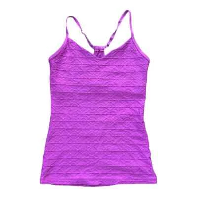 Camiseta sin mangas usada en excelente estado Lorna Jane Activewear espalda deportiva musculosa púrpura talla pequeña Foto 1 de 4