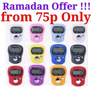 Ramadan Offer Digital  Finger Ring Tally Counter Hand Held Knitting Row counter