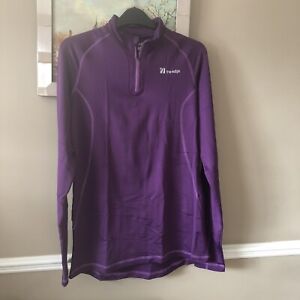 nwtags ladies purple zip neck base layer sports size 14 by The Edge
