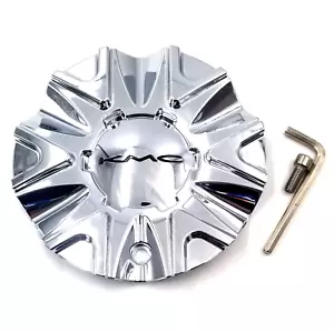KMC Chrome Bolt On Center Cap fits all 678 Splinter Wheels Part# 497L178 - Picture 1 of 6