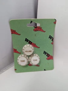 STRATOCASTER GITARRE ERSATZKNÖPFE, VOLUME & TONE - NOS - Bild 1 von 2