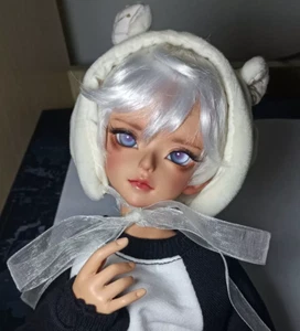 Muñeca BJD 1/4 encantadora ojos de niña + maquillaje facial ala animal o cuerpo humano - Imagen 1 de 7