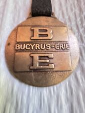 vintage antique pocket watch fob BUCYRUS ERIE-Emblem