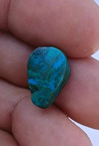 Antique Stone Turquoise Natural Oval Genuine Wonderful Pure Handmade Clear Rare - Picture 1 of 6
