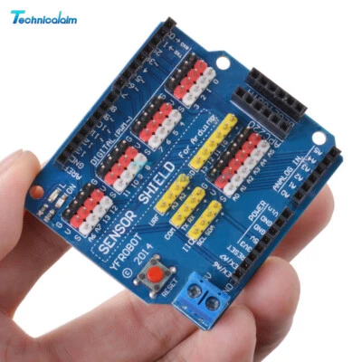 Expansion Board Shield Sensor Shield For Arduino UNO R3 V5.0 Electric Module - Bild 1 von 4