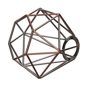 3x Käfig-Lampenschirm bronze E27 / E14 160mm Ø - Bild 1 von 1