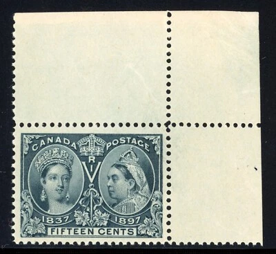 Canada 1897 15c Jubilee Scott# 58 Mint VF/XF Original Gum NH Pristine Gem RARE - Image 1 of 2