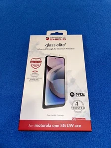 ZAGG InvisibleShield Glass Elite+ Schermo per Motorola One 5G UW Ace - Trasparente - Foto 1 di 8