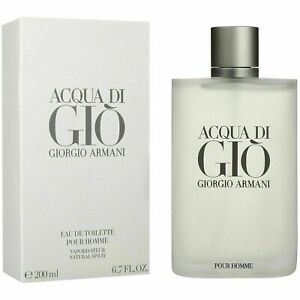 Giorgio Armani Acqua Di Gio 6.7 oz Men's Eau de Toilette Spray 200ml NEW SEALED