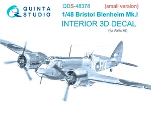 Quinta Studio QDs48378 3D Interior Decal for Bristol Blenheim Mk.I (Airfix) 1/48 - Picture 1 of 10