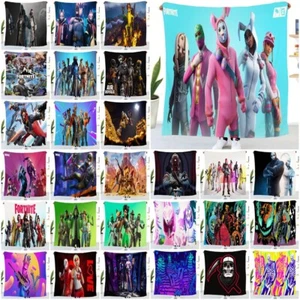 F0rtnite Flannel Blanket Bed Sofa Throw Soft Warm Plush Rug Bedding Gamer Gift - Picture 1 of 35